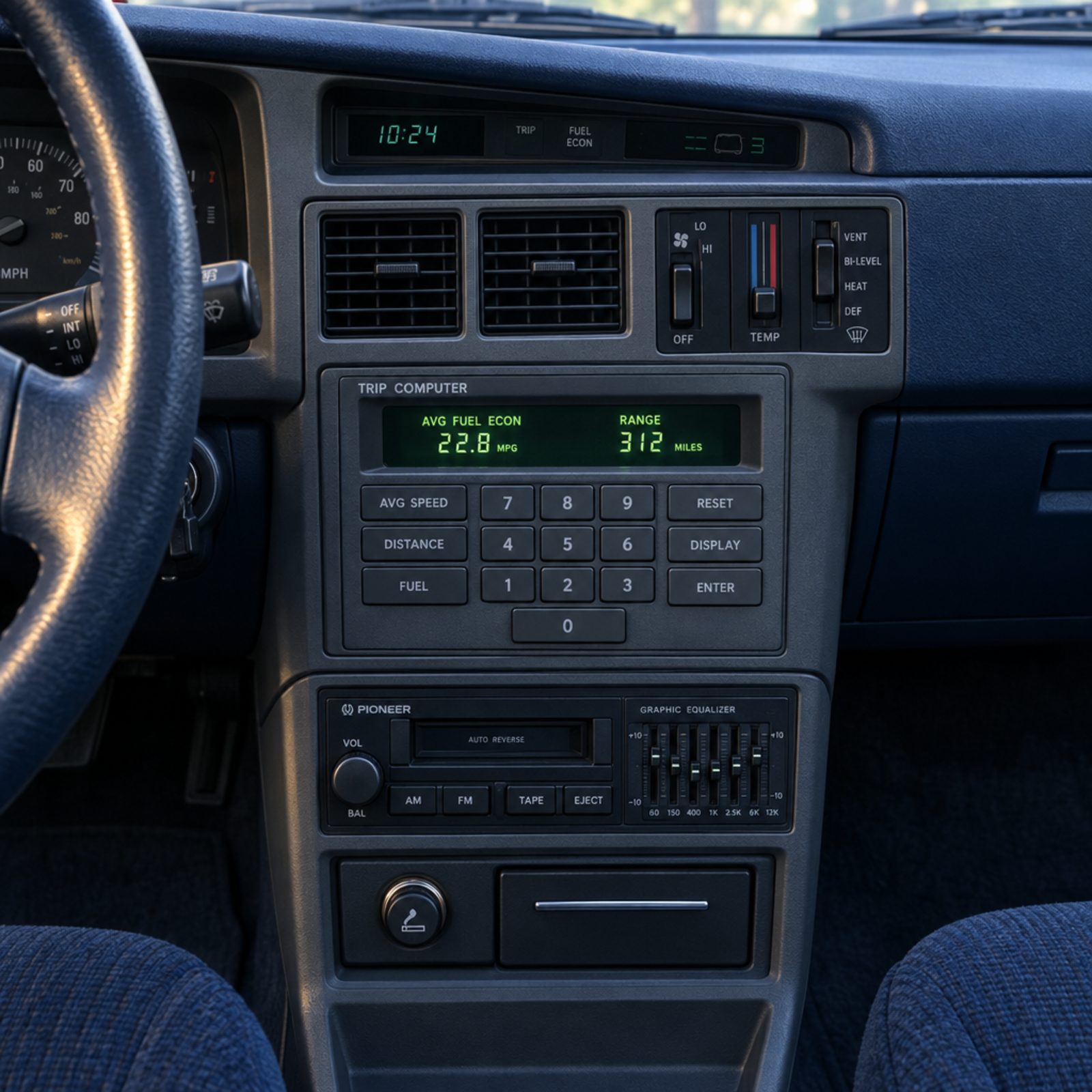 Trip Computers Operated by a Dashboard Keypad