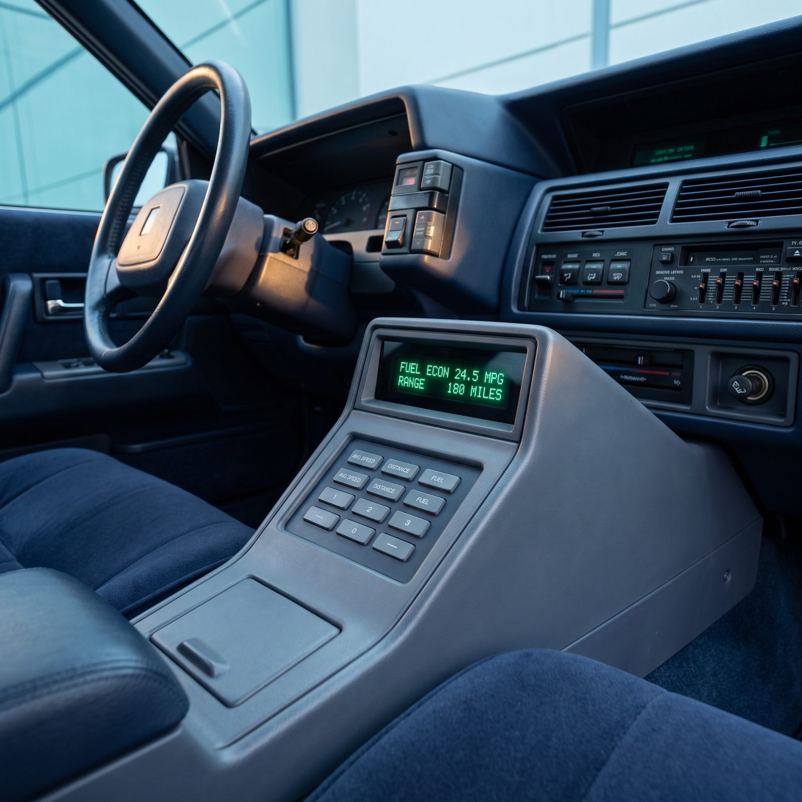 Trip Computers Operated by a Dashboard Keypad