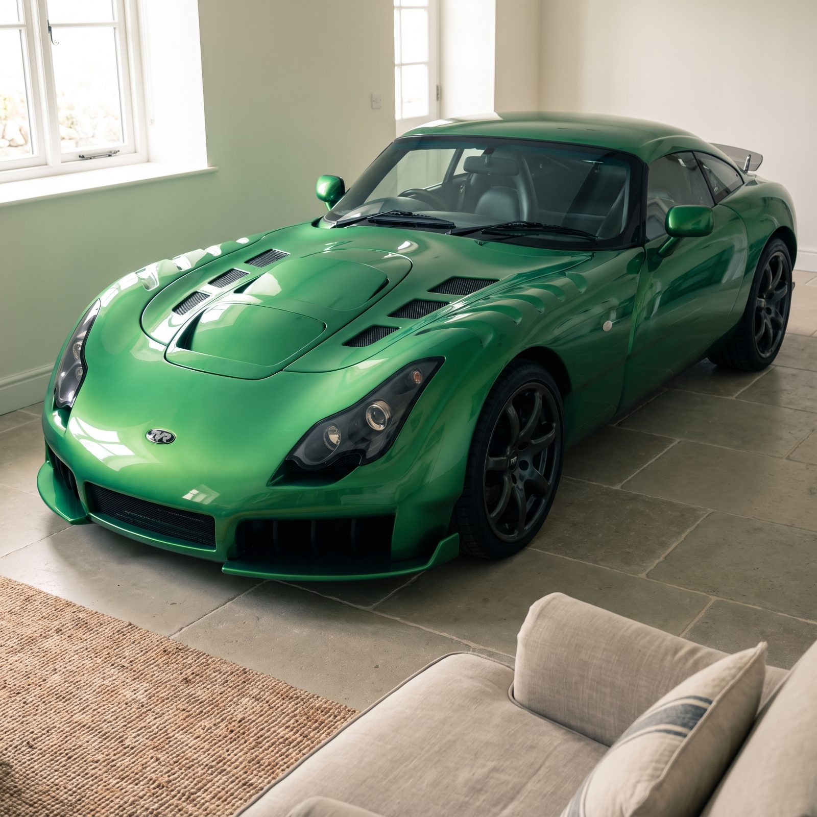 TVR Sagaris, Slashes, Vents, and Uneasy Surface Energy