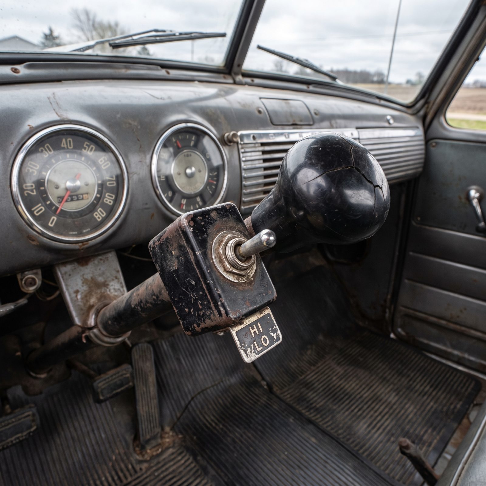 Two-Speed Rear-Axle Switch: The Toggle That Doubled a Truck's Gears
