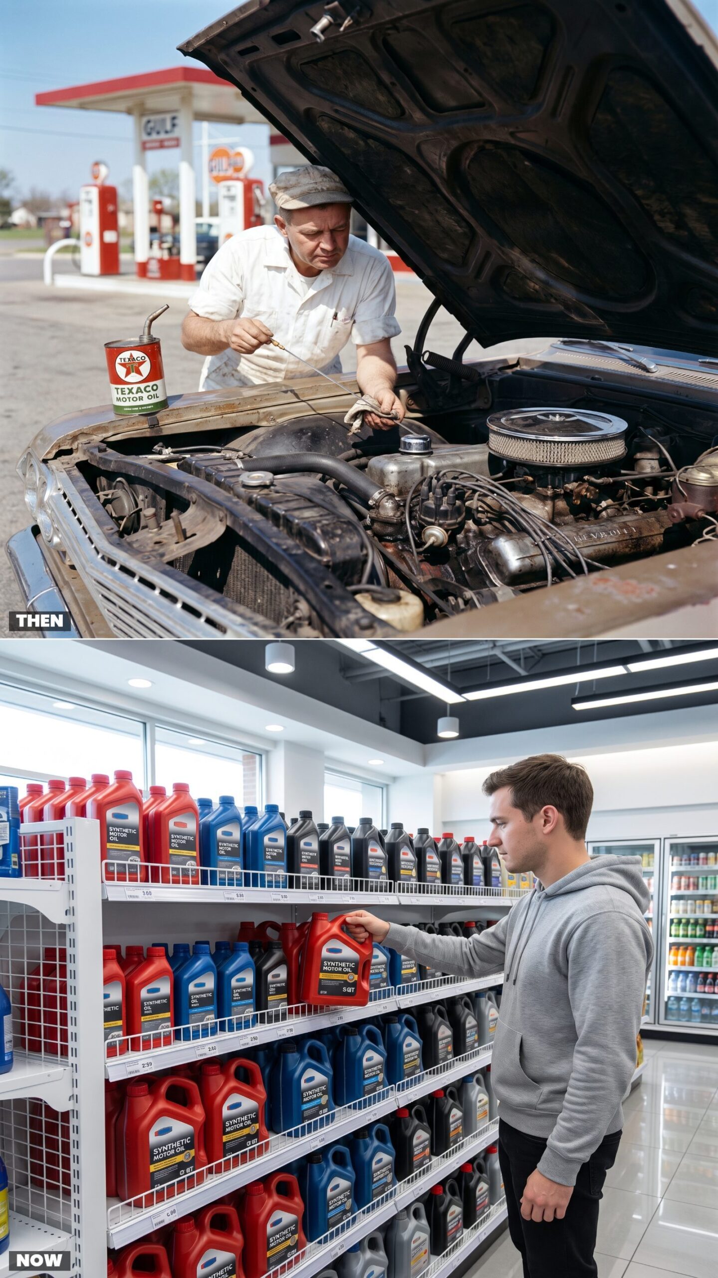 Under-Hood Oil Checks vs. Convenience-Store Oil Shelves