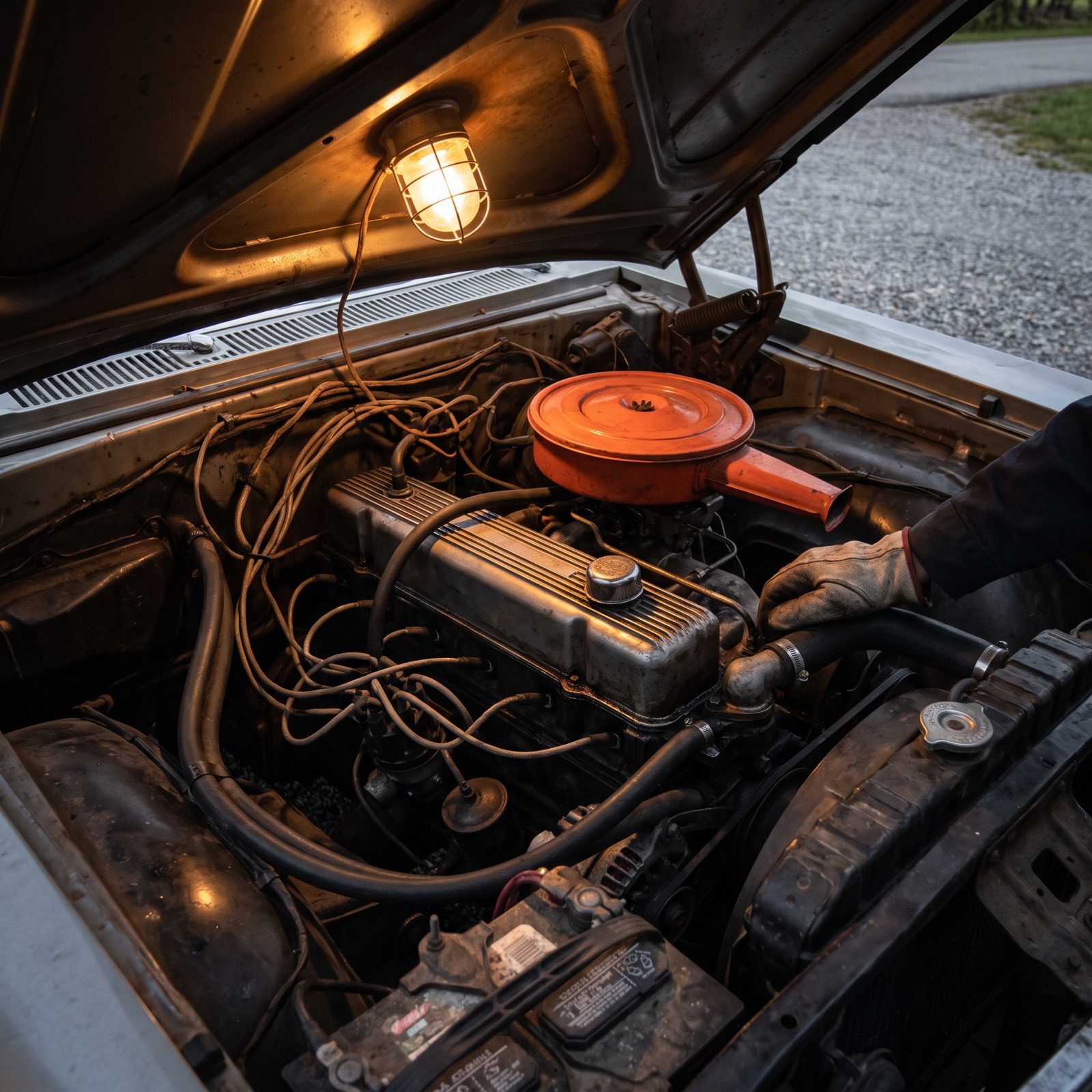 Under-Hood Trouble Lights, Factory Illumination for Roadside Repairs