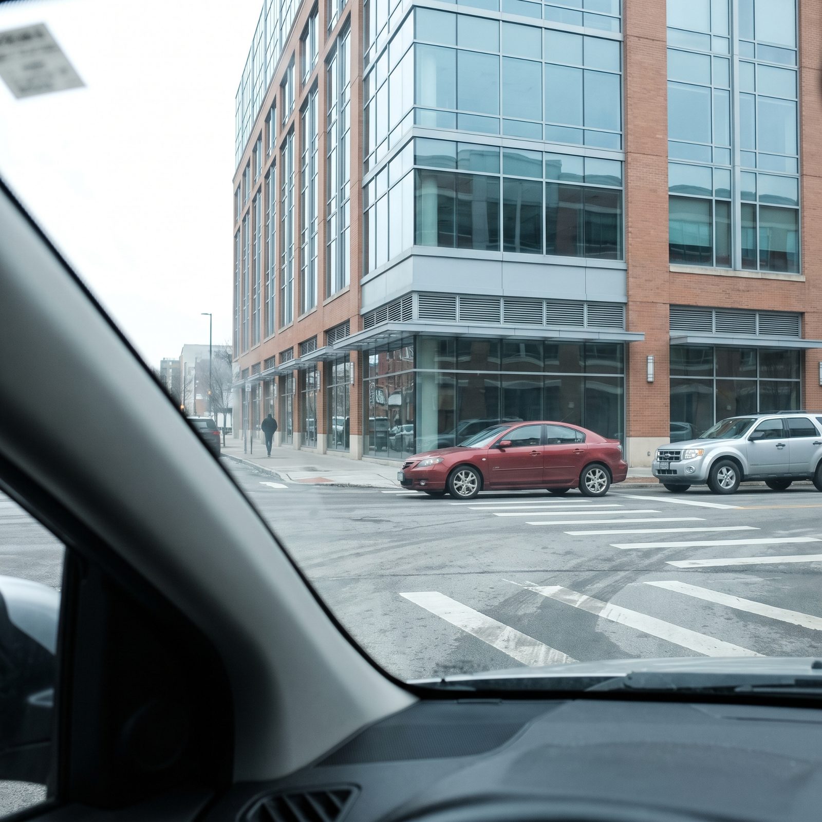 Use Building Windows to Spot Hidden Cross Traffic