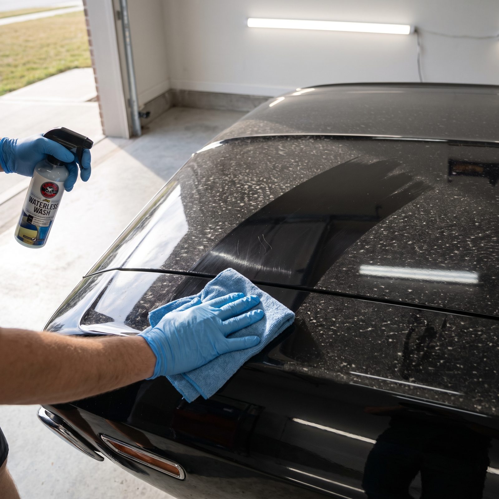 Using a Waterless Wash on a Mud-Caked Daily Driver