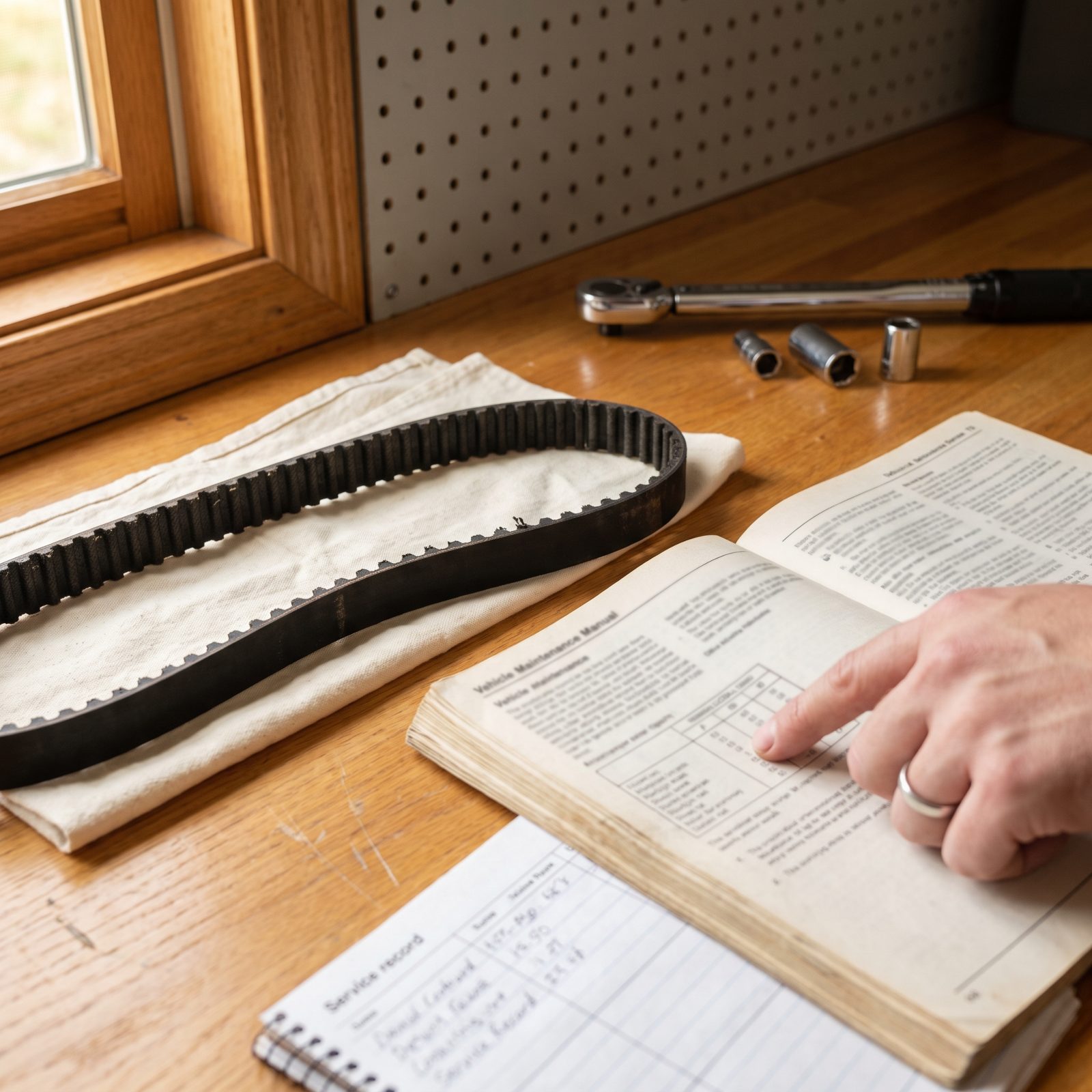 Verify the Timing-Belt Replacement Interval Before It Verifies It for You