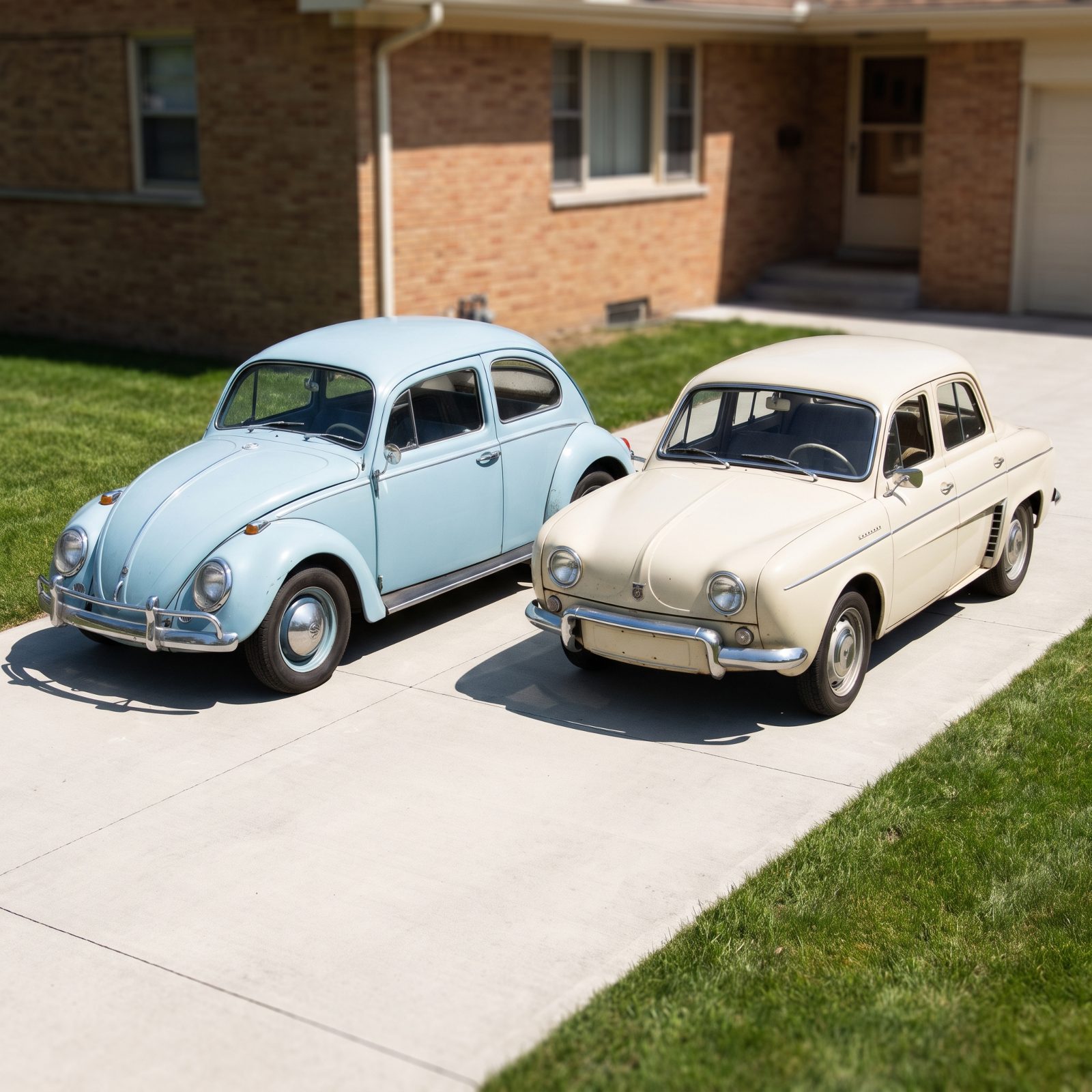 Volkswagen Beetle vs. Renault Dauphine: Personality Outlasted Practicality