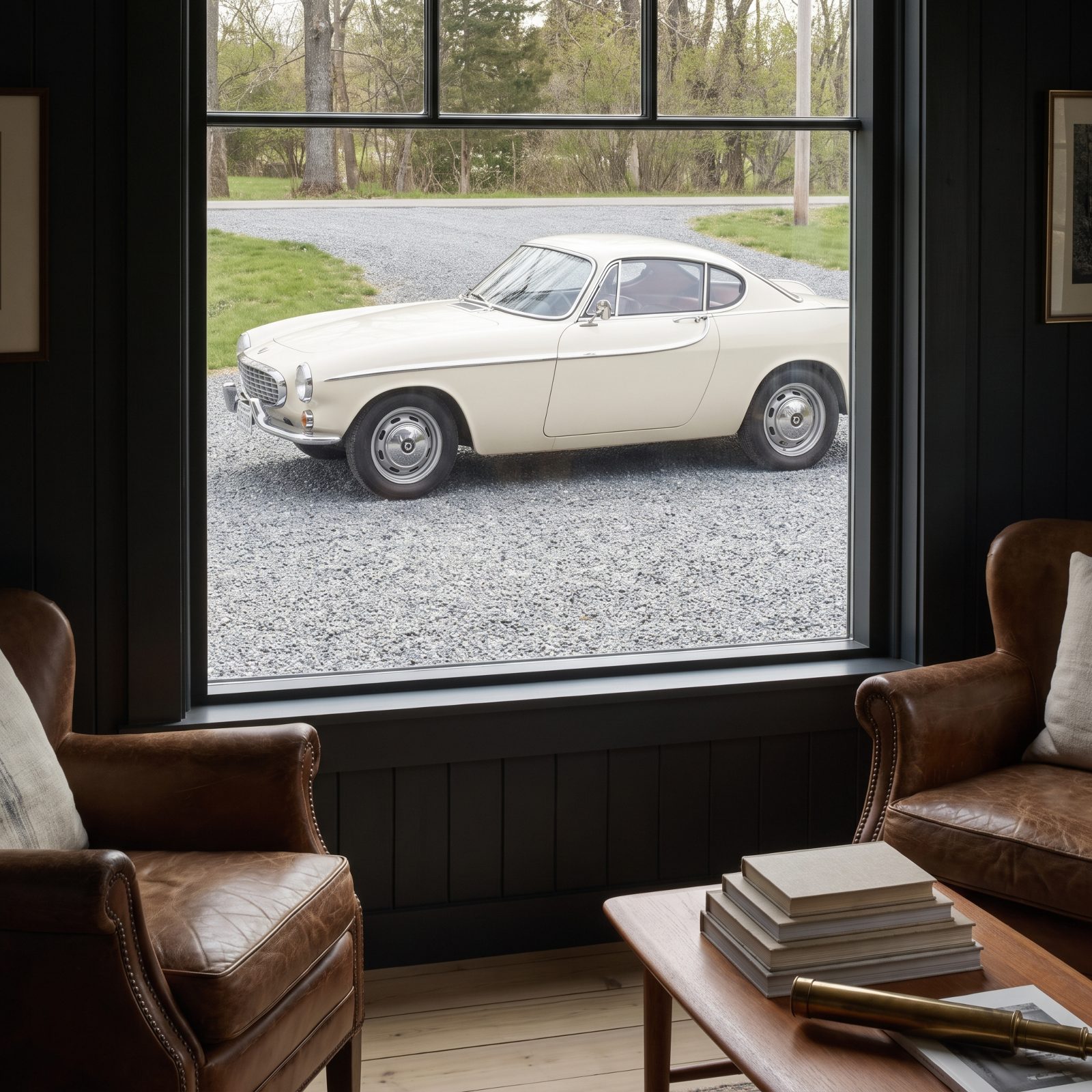 Volvo P1800: A Graceful Roofline Framed by Subtle Fins