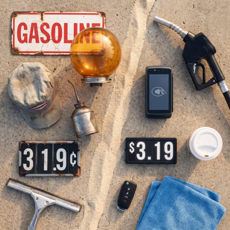 What Gas Stations Looked Like in 1965 vs. NOW: 50 Before & Afters