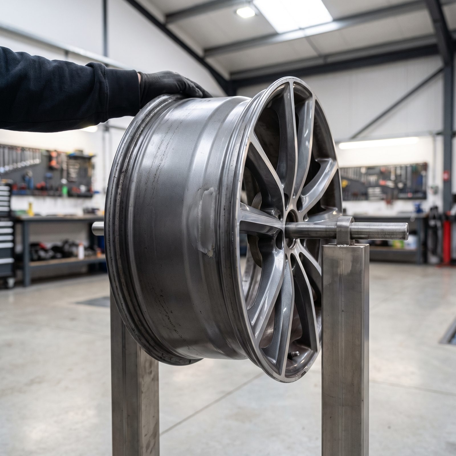 The Wheels Are Bent, Cracked, or Poorly Repaired