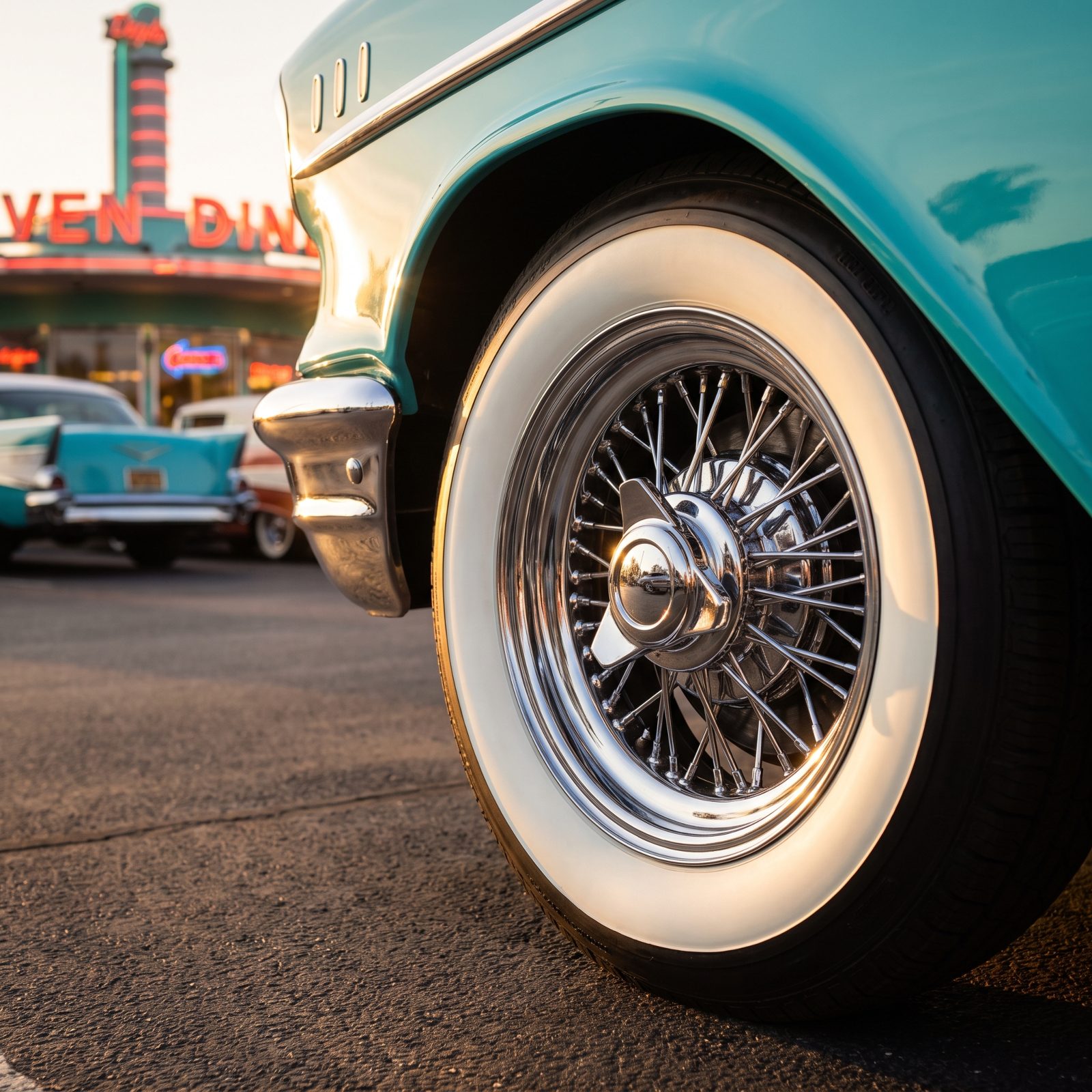 Whitewall Tires: Bright Rings That Completed the Design