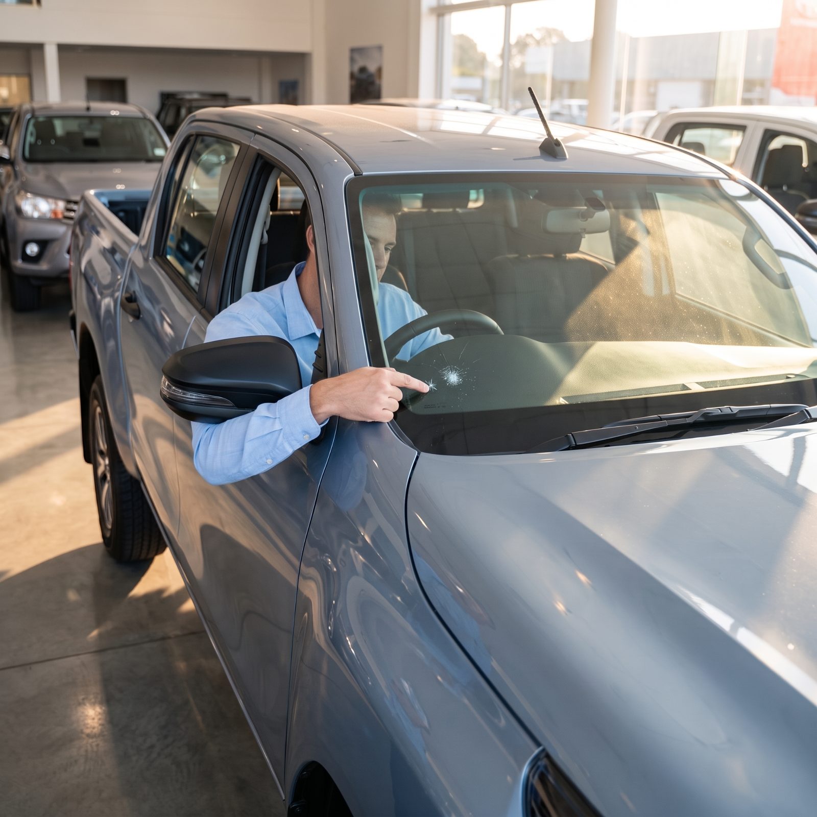 Windshield Chips, Cracks, and Pitted Glass