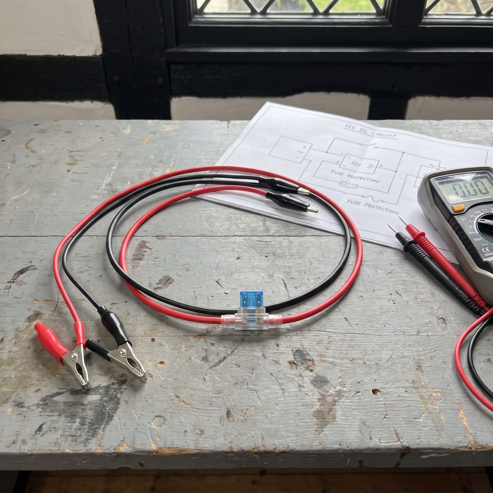 Wire Up a Fused Jumper Lead Before You Test Anything