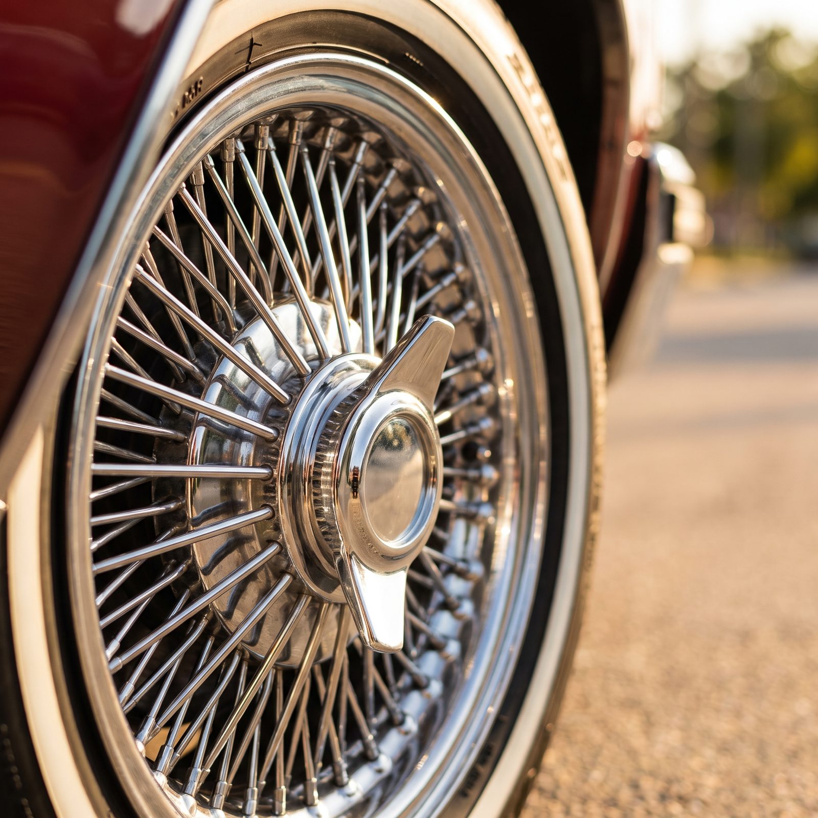 Wire Wheel Covers With Tiny Center Locks
