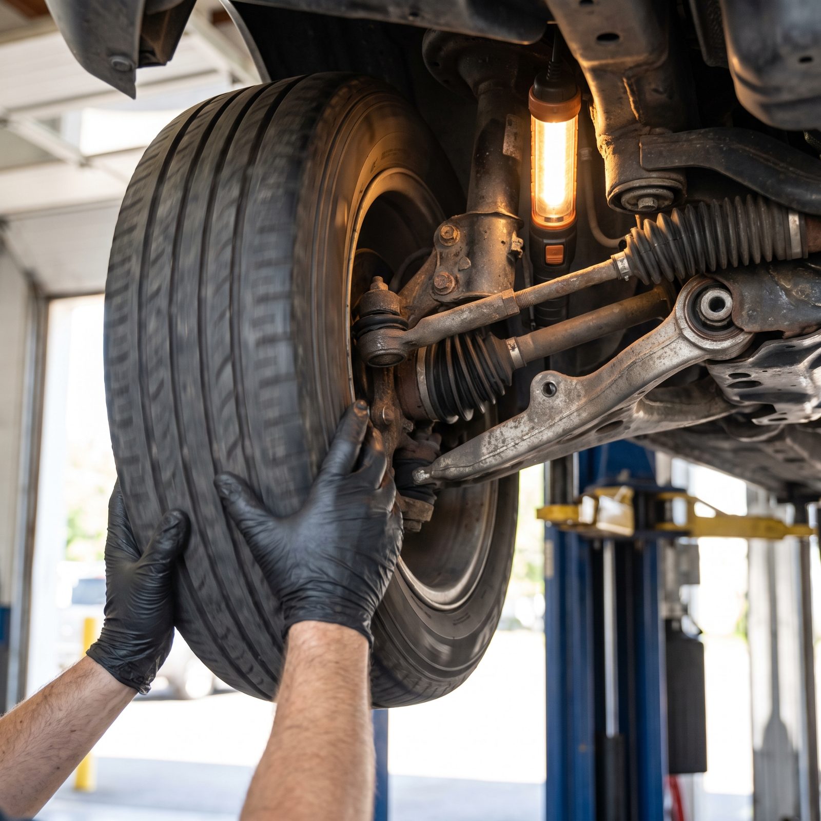 Worn Suspension Parts Can Destroy a New Set of Tires