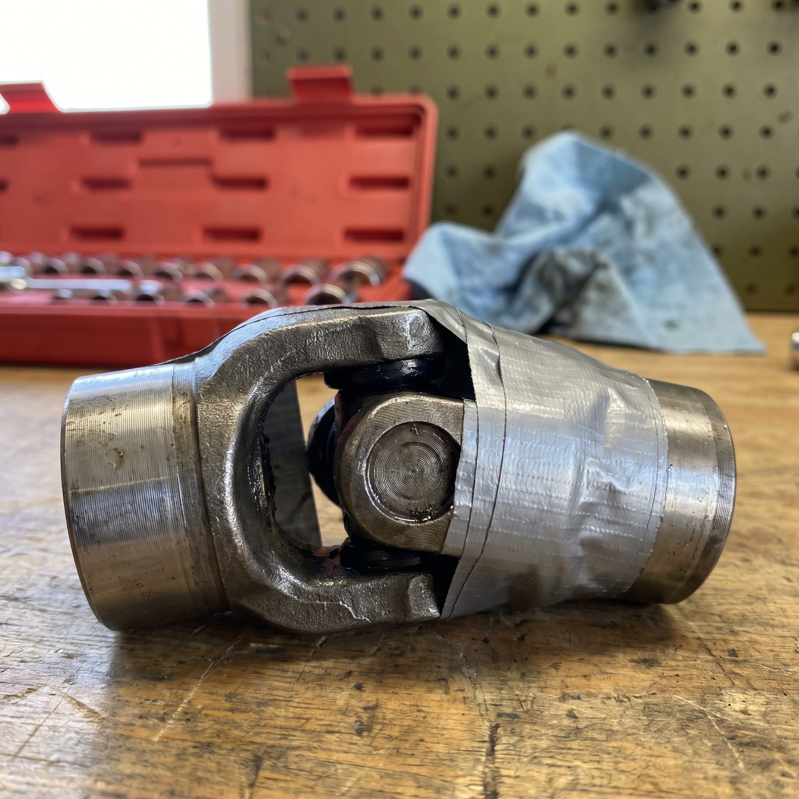 Wrap Tape Around a Universal Joint to Stop the Flop